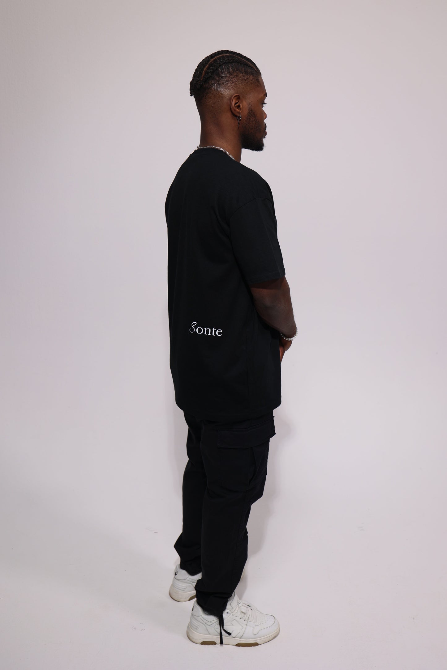 Heavy Oversize Tee in Black