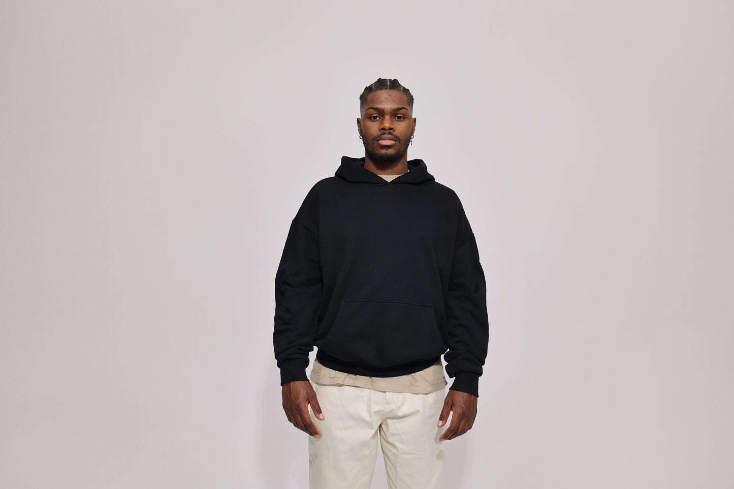 Heavy Oversize Hoodie in Black