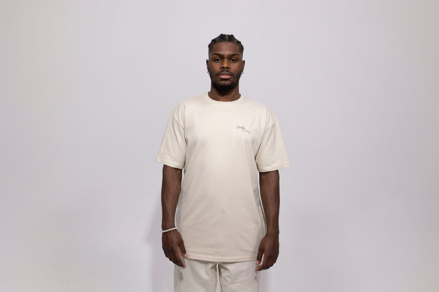 Heavy Oversize Tee in Beige