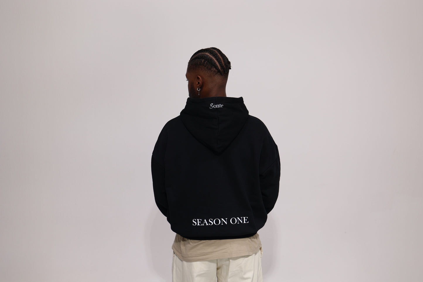 Heavy Oversize Hoodie in Black