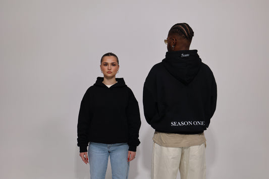 Heavy Oversize Hoodie in Black